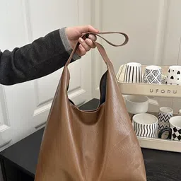 StyleCast x Revolte PU Oversized Structured Tote Bag image 4