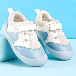 Babyoye Casual Shoes with Velcro Closure - White-picture-26