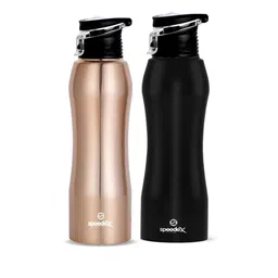 Speedex Copper & Black 2 Pieces Stainless Steel Water Bottle - 1000 ml Each-picture-18