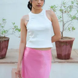 Label Arthmod Round Neck Cotton Regular Fit Tank T-shirt-picture-27