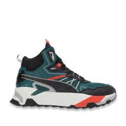 Puma Men's Trinity Mid Hybrid Mint Blue Ankle High Sneakers-picture-12
