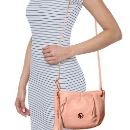 Lino Perros Pink Tassel Sling Bag image 5