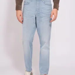 Selected Homme Blue Cotton Regular Fit Jeans-picture-40
