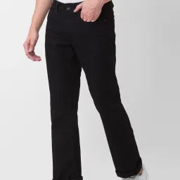Spykar Black Cotton Comfort Fit Jeans image 3