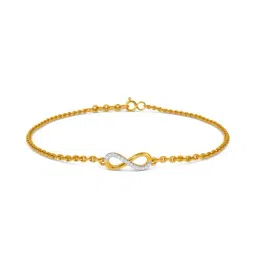 Kisna Diamond & Gold Jewellery Aanya 14k Gold & Diamond Bracelet for Women-picture-48