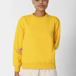 Forever 21 Yellow Regular Fit Sweatshirt-image-14