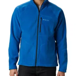 Columbia Men Blue Fast Trek II Full Zip Fleece Jacket-picture-39