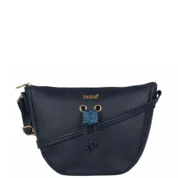 Enoki by Baggit Blue Solid Small Sling Handbag-picture-16