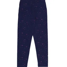 Plum Tree Kids Navy & Red Printed Leggings (Pack Of 2) image 4