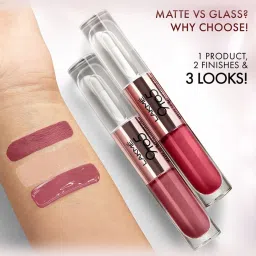 Lakme 9 To 5 Matte To Glass Liquid Lip Brown Sugar - 7.6 ml image 5