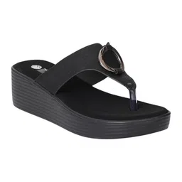 Minx Women Open Toe Flatform Cushioned Footbed Sandals-picture-11