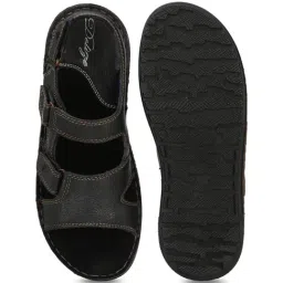 Delize Men's Black Floater Sandals image 3
