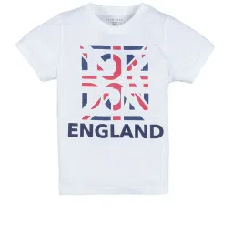 Plum Tree Kids Yellow & White Printed T-Shirt (Pack Of 2) image 4