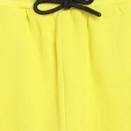 Blue Giraffe Kids Yellow & Teal Blue Color Block Joggers image 3