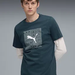 Puma House Of Graphics Men Printed Pure Cotton T-Shirt-picture-15