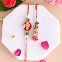 Aapno Rajasthan Intriquisite leaf work Bhaiya Bhabhi Rakhi-picture-33