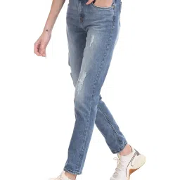 U.S. Polo Assn. Indigo Distressed Skinny Fit Jeans image 3