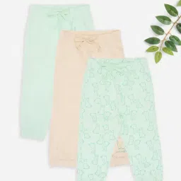 Pantaloons Baby Girls Snow White Printed Joggers Pack Of 3-image-12