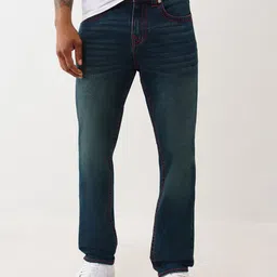 True Religion Men Regular Fit Mid-Rise Light Fade Jeans-picture-17