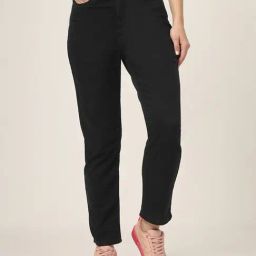 Style Quotient Women Black Mom Fit High Rise Stretchable Jeans-picture-44