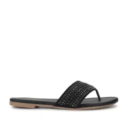 Lamoure by Red Chief Black Thong Sandals image 2