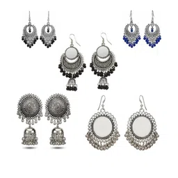 ISLANA Contemporary Chandbalis Earrings-image-58