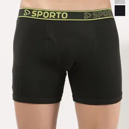 Sporto by Macho Pack Of 3 Mid Rise Short Trunks-picture-22