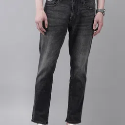 U.S. Polo Assn. Denim Co. Men Henry Skinny Cropped Fit Heavy Fade Stretchable Jeans-image-14