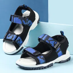 Cute Walk by Babyhug Velcro Closure Sandals - Dark Blue-picture-32