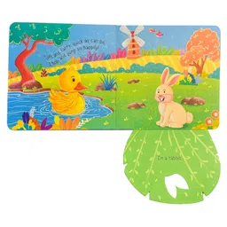 om books international Peek-A-Boo! Farm Animals Board Book for Children: Lift the Flap Fun Book for Babies & Toddlers | First Farm Animal Book for Little Hands [Board book] image 3