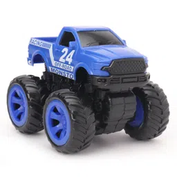 Monsto Friction Monster Truck Toy -Blue image 4