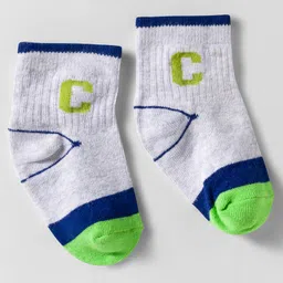 Cute Walk by Babyhug Knit Anti Bacterial Ankle Length Designed Socks Pack of 3 - Multicolor image 5