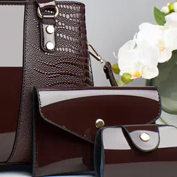 StyleCast Textured Structured Handheld Bag With Detachable Sling Strap image 2