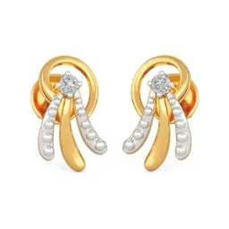 Joyalukkas 18k Gold & Diamond Stud Earrings-picture-22