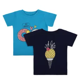 Bodycare Kids Blue Printed T-Shirt (Pack Of 2)-image-35
