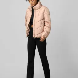 Only Light Brown Quilted Jacket image 4