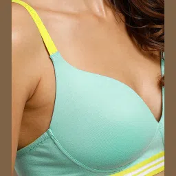 Zivame Light Blue Non Wired Padded T-Shirt Bra image 5