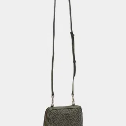 Tommy Hilfiger Huntsman Green Logo Sling Bag image 3