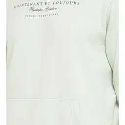 Red Tape Mint Green Printed Hooded Sweatshirt image 5