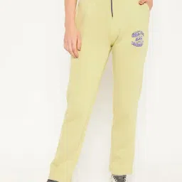 MADAME M Secret Green Graphic Print Sports Track Pants-picture-18