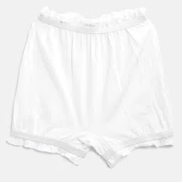 Bodycare Kids Pack of 6 White Solid Bloomer Briefs 2111ABCDAB-60 image 4