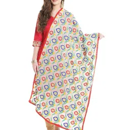 Dupatta Bazaar Off-White Dupatta image 1