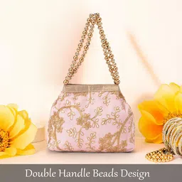 RUBOXA Embroidered Potli Clutch image 3