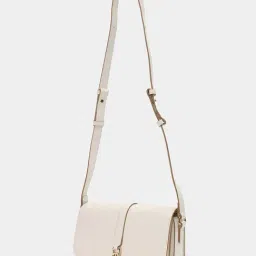 Tommy Hilfiger Ivory Silk Sling Bag image 2