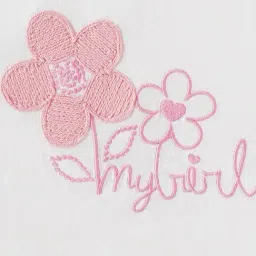 R&B Kids White Embroidery Regular Fit Top image 5