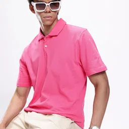 Kook N Keech Solid Polo Collar T-shirt-picture-33