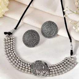 Anouk Silver-Plated Beaded Jewellery Set-picture-39