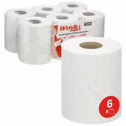 Kimberly-Clark WypAll L10 General Clean Rolled White Paper Towel 380x183mm 1680 Sheets, 6222-picture-12
