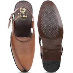 Privo by Inc.5 Men's Tan Back Strap Sandals image 3