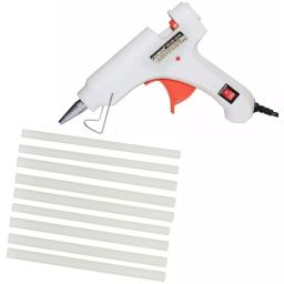 FADMAN Mini 20 W Trigger Feed Hot Glue Gun White With 9 Stick, FD20W-picture-49